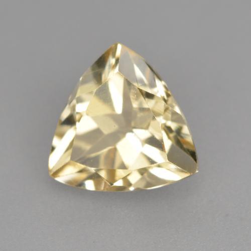 Berillo dorato Dorato naturale da 1.61 ct, Taglio trillion, VVS-VS