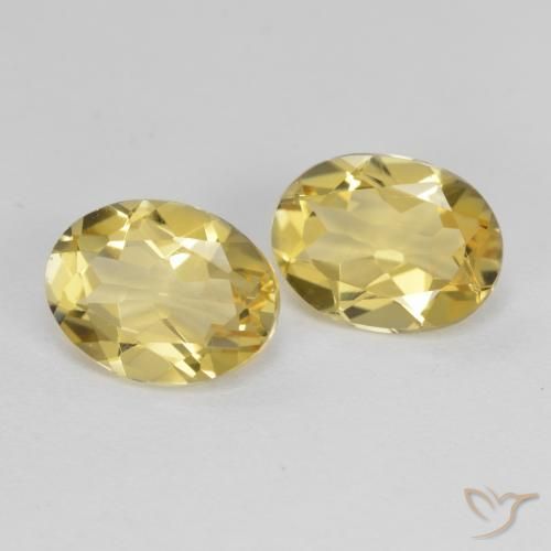 Gemme di Berillo dorato Giallo Toscana naturale da 3.21 ct, Ovale, VVS-VS