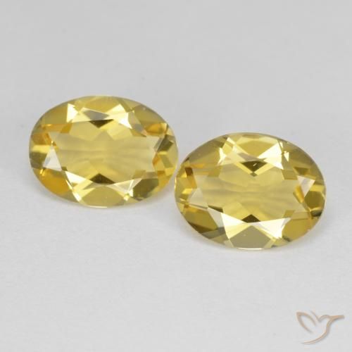 Gemme di Berillo dorato Giallo dorato chiaro naturale da 2.97 ct, Taglio ovale, VVS-VS