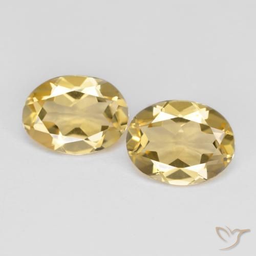 3.29ctw Naturale Giallo caldo Berillo dorato, Ovale, VVS-VS