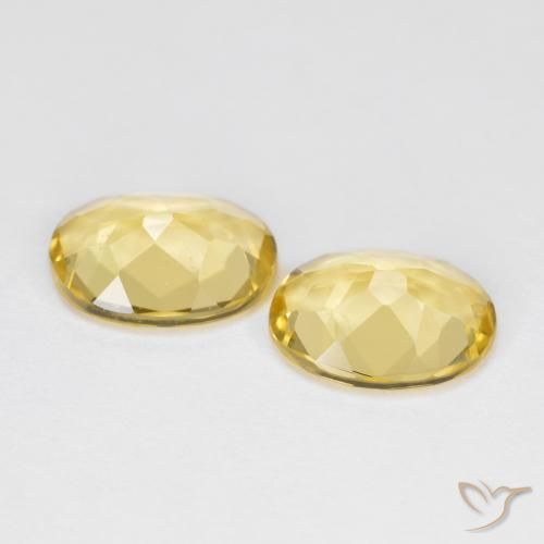 Gemme di Berillo dorato Giallo miele naturale da 2.92 ct, Ovale, VS