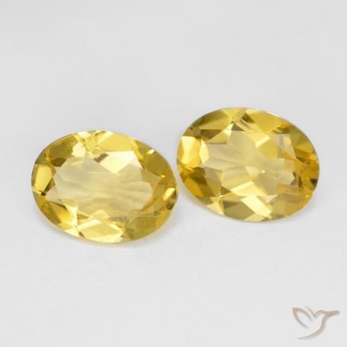 Gemme di Berillo dorato Giallo miele naturale da 2.92 ct, Ovale, VS