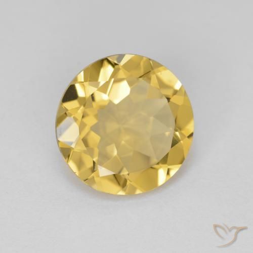 Berillo dorato Giallo ricco naturale da 2.80 ct, Rotondo, VVS