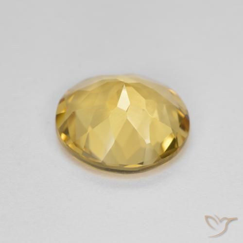 Berillo dorato Giallo ricco naturale da 2.80 ct, Rotondo, VVS