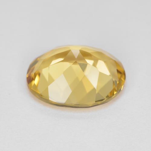 Berillo dorato Giallo reale naturale da 3.92 ct, Taglio ovale, VVS