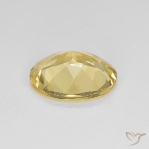 Berillo dorato Giallo medio naturale da 2.98 ct, Ovale, VVS
