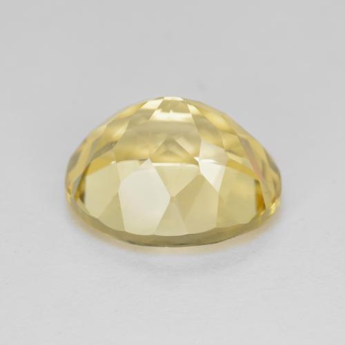 Berillo dorato naturale giallo da 5,20 ct, taglio ovale, VVS-VS