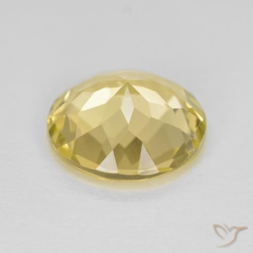 Berillo dorato Giallo dorato naturale da 2.73 ct, Rotondo, VVS-VS