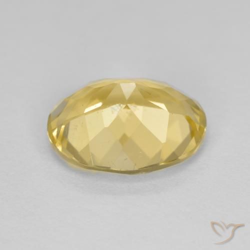 Berillo dorato Oro brillante naturale da 3.37 ct, Ovale, VS