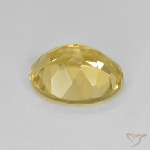 Berillo dorato Oro giallastro naturale da 3.19 ct, Taglio ovale, VVS-VS