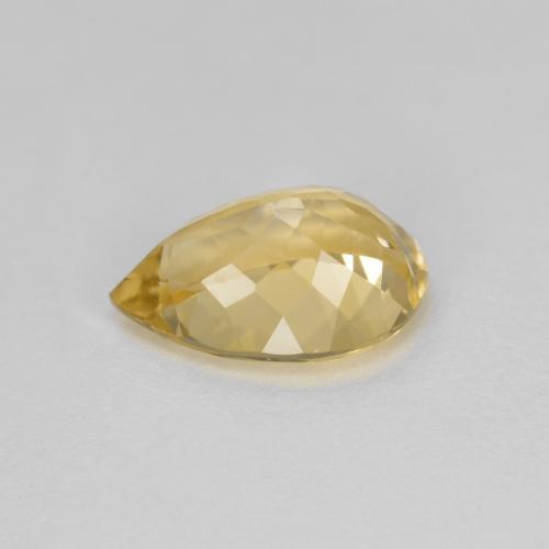 Berillo dorato Giallo dorato naturale da 1.92 ct, Forma a pera, VVS-VS