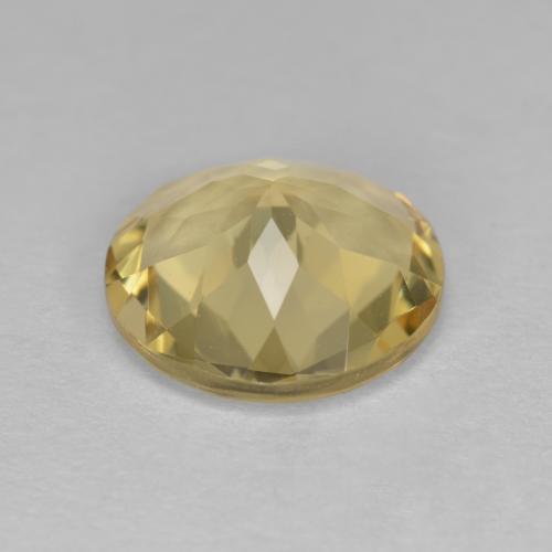 Berillo dorato Giallo medio naturale da 2.67 ct, Taglio rotondo, VVS-VS