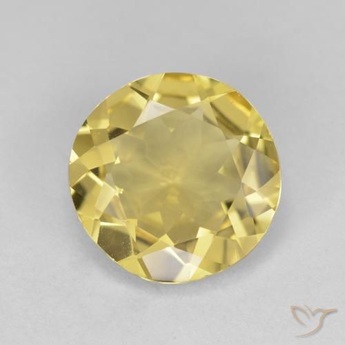 2.78ct Naturale Oro chiaro Berillo dorato, Rotondo, VS