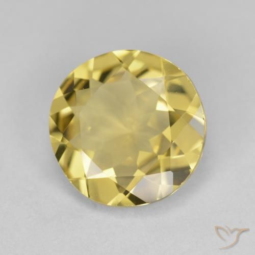 Berillo dorato Oro chiaro naturale da 2.78 ct, Rotondo, VS