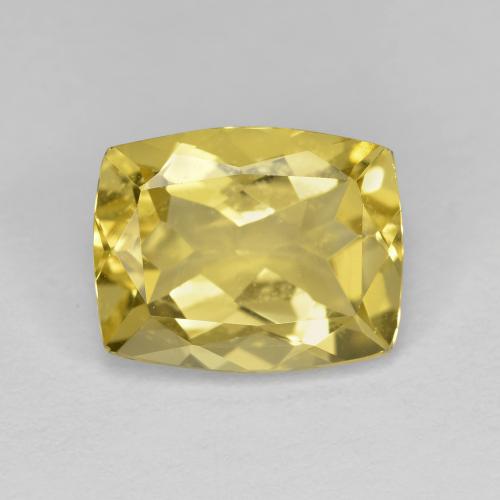 Berillo dorato Giallo medio naturale da 2.84 ct, Taglio a cuscino, VS