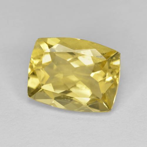 Berillo dorato Giallo medio naturale da 2.84 ct, Taglio a cuscino, VS