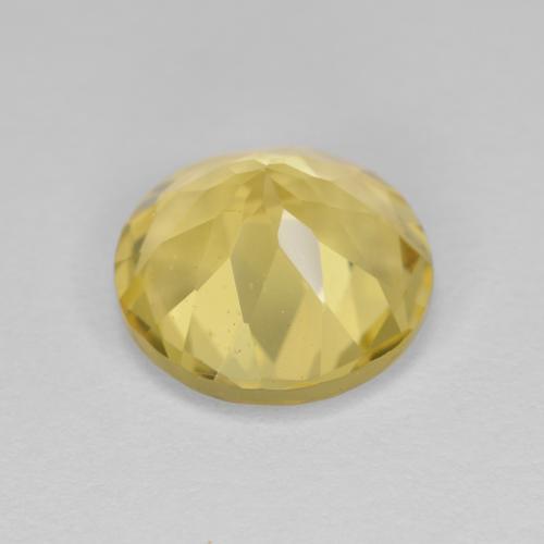 Berillo dorato Giallo chiaro naturale da 3.55 ct, Taglio rotondo, VS