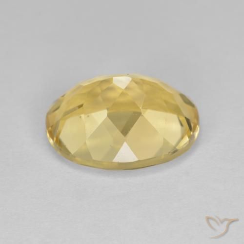 Berillo dorato Oro chiaro naturale da 3.46 ct, Ovale, VVS-VS