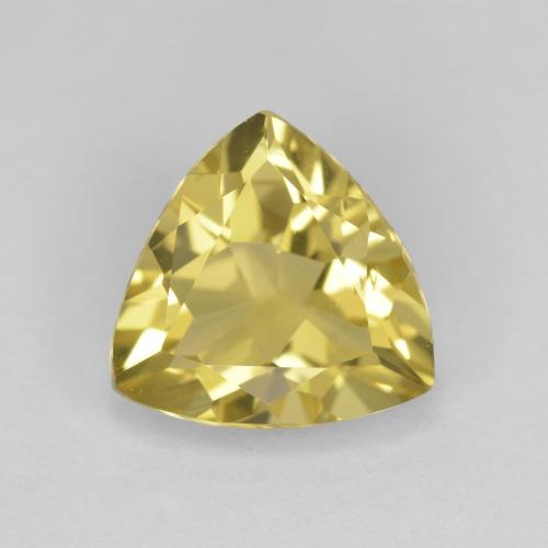 Berillo dorato Giallo medio-chiaro naturale da 1.91 ct, Taglio trillion, VS