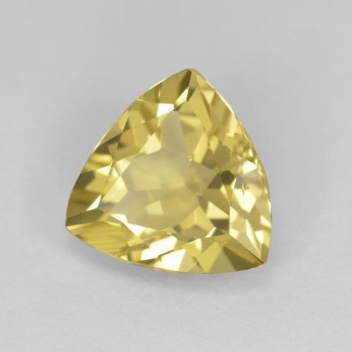 Berillo dorato Giallo medio-chiaro naturale da 1.91 ct, Taglio trillion, VS