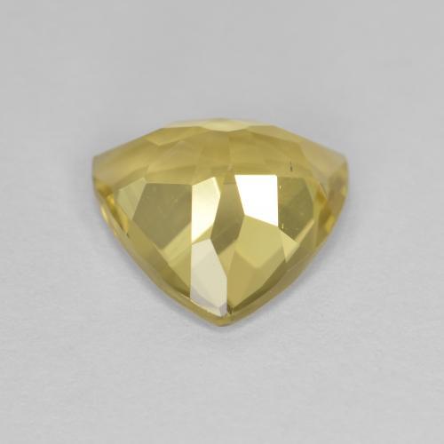 Berillo dorato Giallo medio-chiaro naturale da 1.91 ct, Taglio trillion, VS