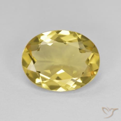 2.82ct Naturale Oro chiaro Berillo dorato, Ovale, VVS