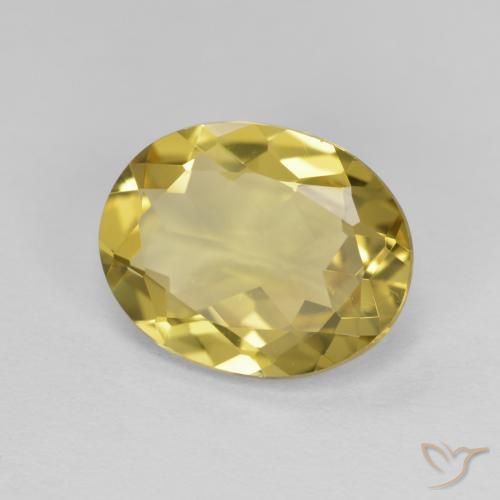 Berillo dorato Oro chiaro naturale da 2.82 ct, Ovale, VVS