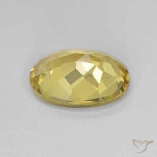 Berillo dorato Oro chiaro naturale da 2.82 ct, Ovale, VVS