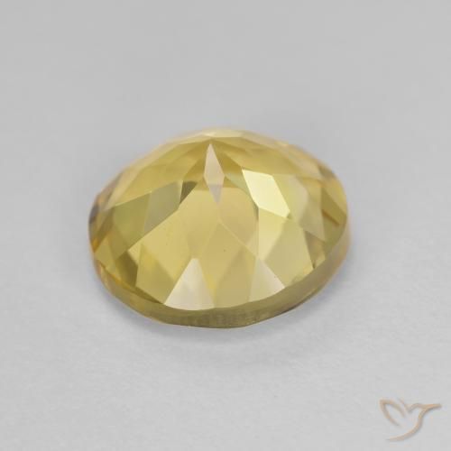 Berillo dorato Giallo dorato chiaro naturale da 2.39 ct, Rotondo, VVS