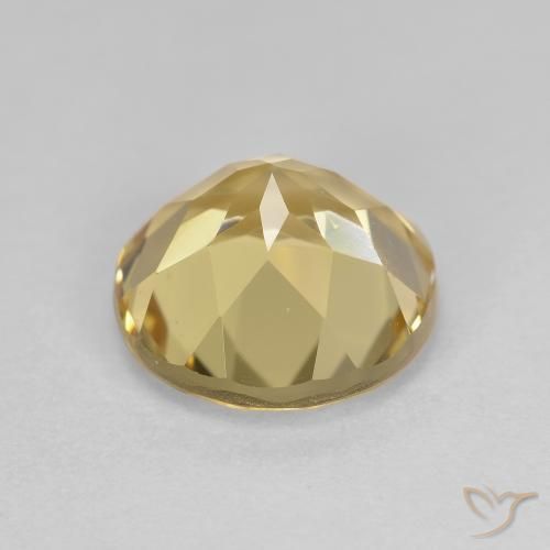 Berillo dorato Oro chiaro naturale da 2.70 ct, Rotondo, VVS