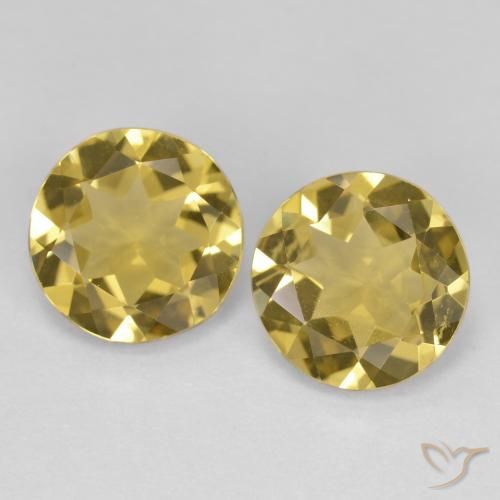 2.70ctw Naturale Giallo chiaro Berillo dorato, Rotondo, VVS