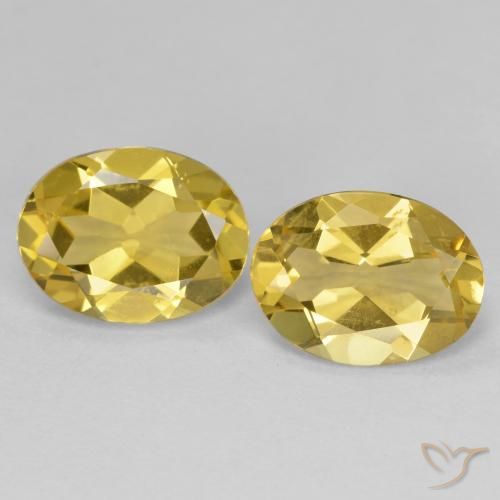 3.22ctw Naturale Giallo chiaro Berillo dorato, Ovale, VVS-VS