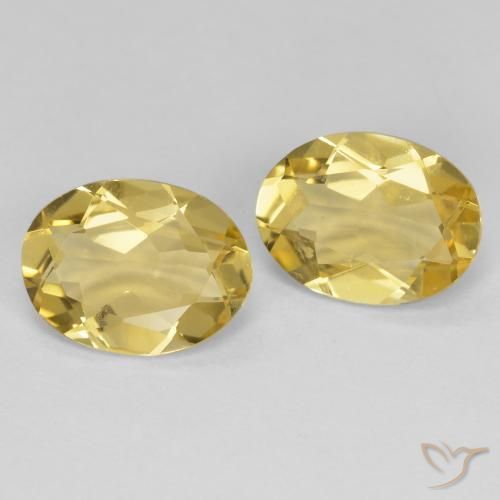 Gemme di Berillo dorato Oro chiaro naturale da 2.71 ct, Ovale, VVS-VS