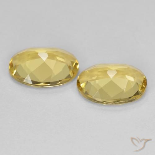 Gemme di Berillo dorato Oro chiaro naturale da 2.71 ct, Ovale, VVS-VS