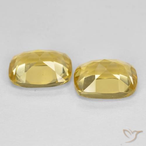 Gemme di Berillo dorato Oro chiaro naturale da 2.60 ct, Cuscino, VVS-VS