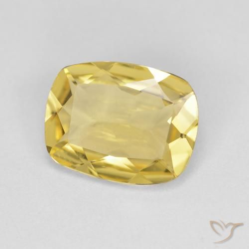 Berillo dorato Oro chiaro naturale da 1.89 ct, Cuscino, VVS-VS