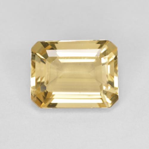 Berillo dorato Oro chiaro naturale da 2.02 ct, Taglio smeraldo, VVS-VS