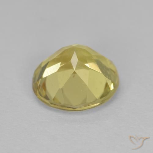 Berillo dorato Giallo chiaro naturale da 1.80 ct, Rotondo, VS