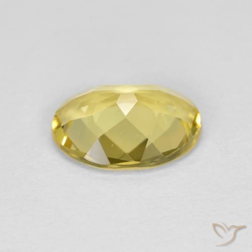 Berillo dorato Giallo Toscana naturale da 1.38 ct, Ovale, VS