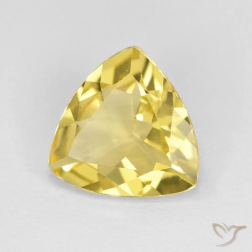 Berillo dorato Giallo Toscana naturale da 1.83 ct, Taglio trillion, VS