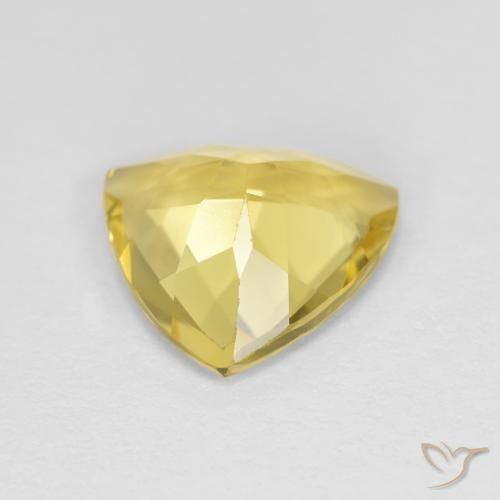 Berillo dorato Giallo Toscana naturale da 1.83 ct, Taglio trillion, VS