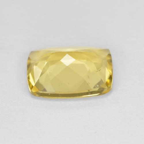 Berillo dorato naturale giallo da 1,87 ct, taglio a cuscino, VS
