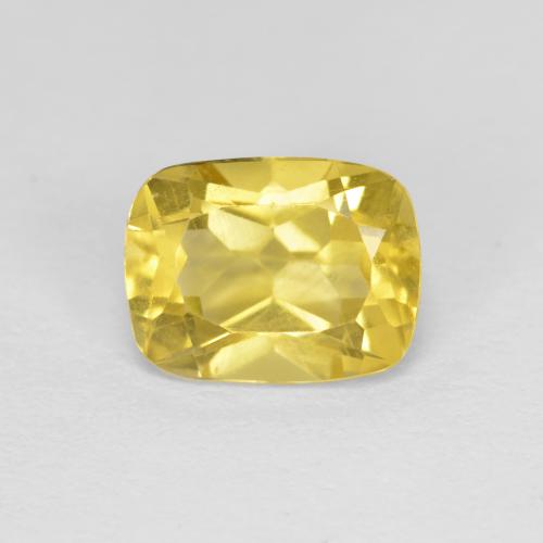 Berillo dorato Giallo medio naturale da 1.45 ct, Taglio a cuscino, VS