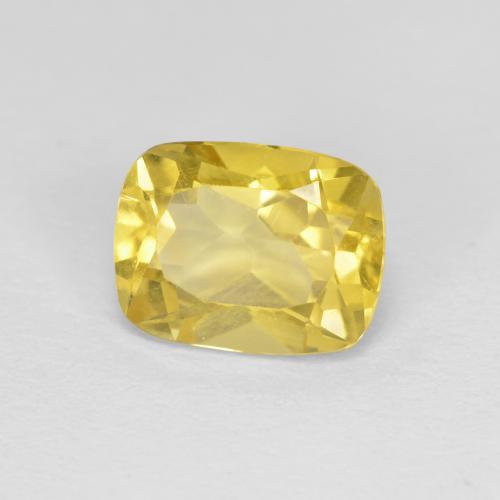Berillo dorato Giallo medio naturale da 1.45 ct, Taglio a cuscino, VS