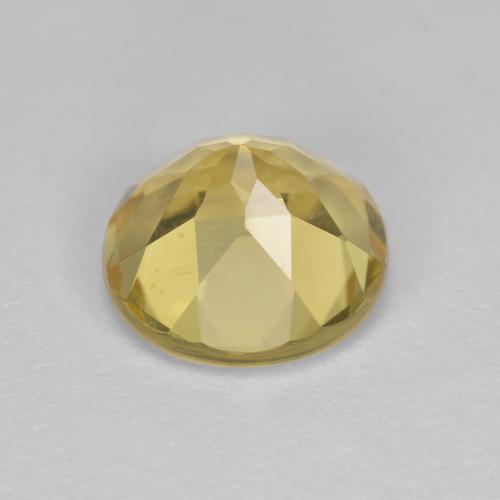 Berillo dorato Giallo medio-chiaro naturale da 2.02 ct, Taglio rotondo, VVS-VS