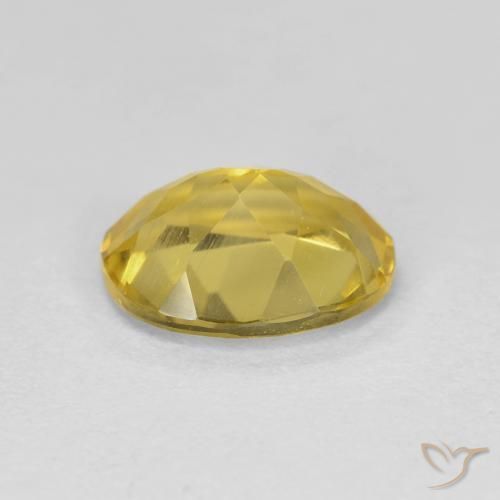Berillo dorato Giallo medio naturale da 1.72 ct, Ovale, VS