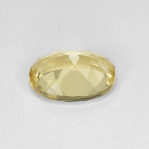 Berillo dorato Giallo terroso naturale da 1.63 ct, Taglio ovale, VVS