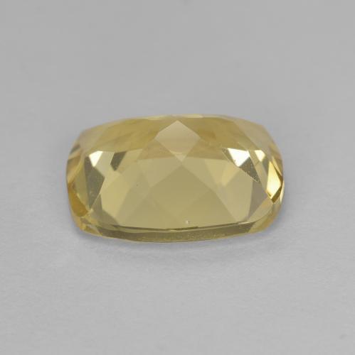 Berillo dorato naturale giallo da 2,32 ct, taglio a cuscino, VVS
