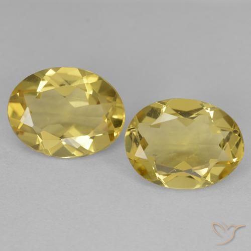 3.26ctw Naturale Giallo chiaro Berillo dorato, Ovale, VS