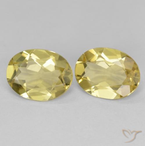 Gemme di Berillo dorato Oro chiaro naturale da 2.79 ct, Ovale, VVS-VS